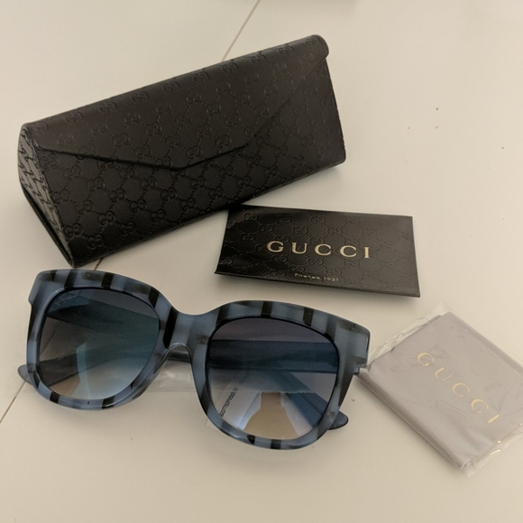 Gucci striped 53mm sunglasses - Picture 2 of 4